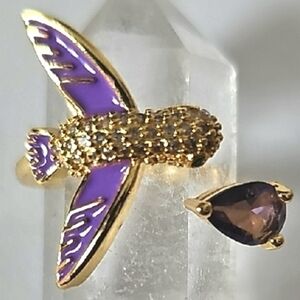 Humming Bird Zircon Ring